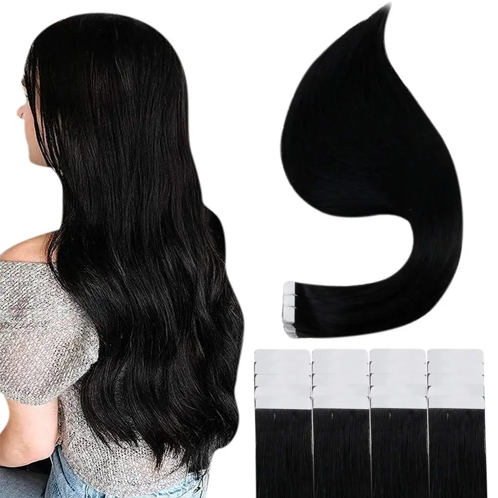 Wholesale 9A Russian Remy Extensions Double Drawn Tape in Hair Extensions