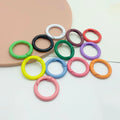 23MM Colorful Zinc Alloy Spring Ring Bag Ring Metal Accessory Round Spring Gate Open O Ring Custom Latest