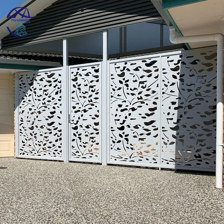 Laser Cut Metal Fence Panels Architectural Laser Cut Panels Screen House Privacy Screen