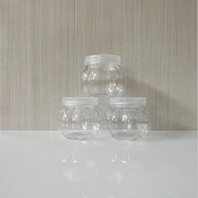 150ml New Style Cute Transparent Pumpkin Shape Plastic Bottle for Rainbow Candy Chocolate Beans Crystal Mud Candy Box