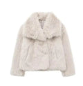 Wholesale Winter Plus Size Custom Warm Short Women's Faux Fur Coat Short Jacket Women's Coat