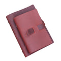 Creative Writing Blank Paper Handmade 6 Rings Genuine Leather Address Book for Training & Team Building