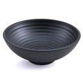 Unbreakable Custom Restaurant Dinnerware Serving 42 OZ Large Capacity Black Melamine Noodle Bowl