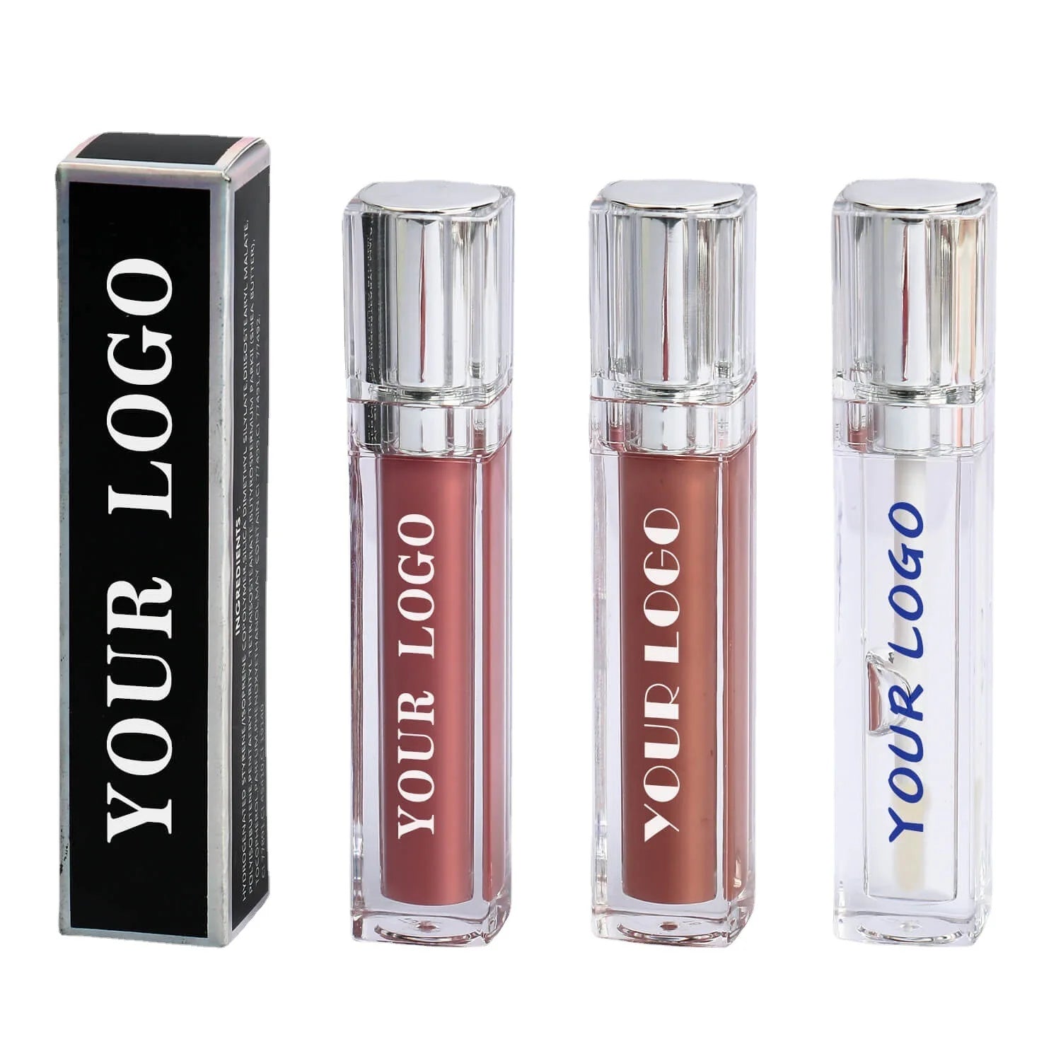 Low Moq Shimmer Lipgloss No logo Glossy Lip Gloss All Natural Lipgloss Lipstick Bulk Absolute Lip Gloss Long Lasting