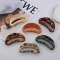 2023 New Design Custom Fashion Claw Clips Marble 9.5cm extra Large Acetate Hair Claw Clips for Thick Hair