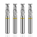 AZZKOR 2F Endmills Color-Ring Coating Tungsten Carbide Flat Bottom Aluminum Milling Cutter for CNC Mechanical