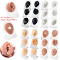 SHUIMEI Black Brown White Skin Color Silicone Model Acrylic Stand Ear Mouth Navel Tongue Eyebrow Piercing Practice Model Number