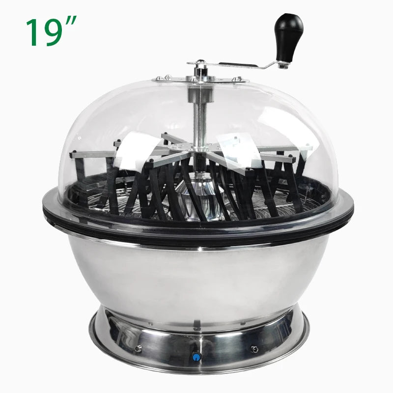 Electric 19" Leaf Bud Trimmer Machine Plant Wet Dry Cut Electric Bowl Leaf Trimmer
