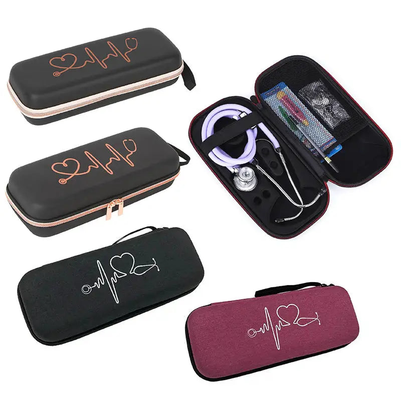Manufacturers High Quality Custom Portable Carry Medical Bag Stethoscope Case Shockproof Waterproof Eva Case for Stethoscope