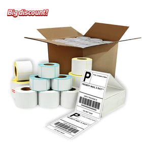 Custom round adhesive waterproof synthetic paper bottle label roll logo label sticker printing