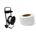 Dreammao 16mm White Pure High Tenacity Heavy Duty Durable Polyester Belt Cord Composite Strap 690kg Manual Packing ISO Certified