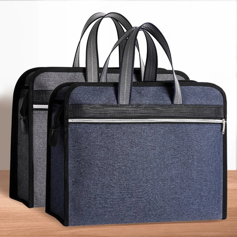Waterproof Soft Unisex Cosmetic Storage Office Use Polyester Shoulder Handbags with Zipper Tote Bag Custom Logo