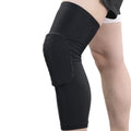 High Elasticity Long Knee Sleeve with Honeycomb Knee Pads Soft Compression Crawling Knee Sleeve