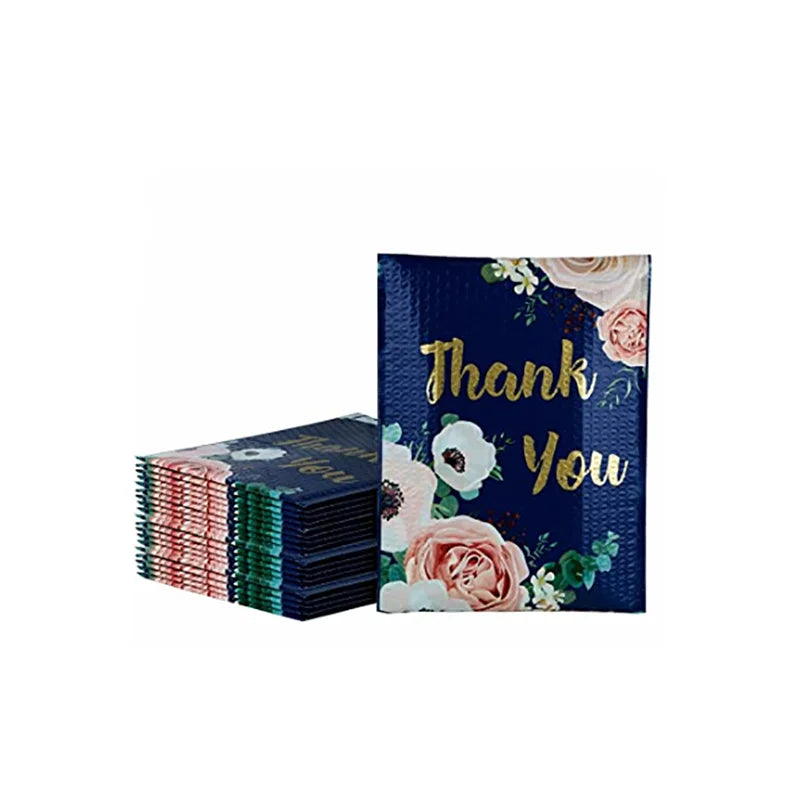 9 X 13 Inches Navy Bubble Mailers Waterproof Padded Envelopes for Shipping Promotion Use Carton Packed