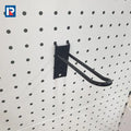 Aluminum Groove Panel Slot Board Double Prong Euro Pegboard Hook Metal Pdq Cardboard Counter Display With Hooks