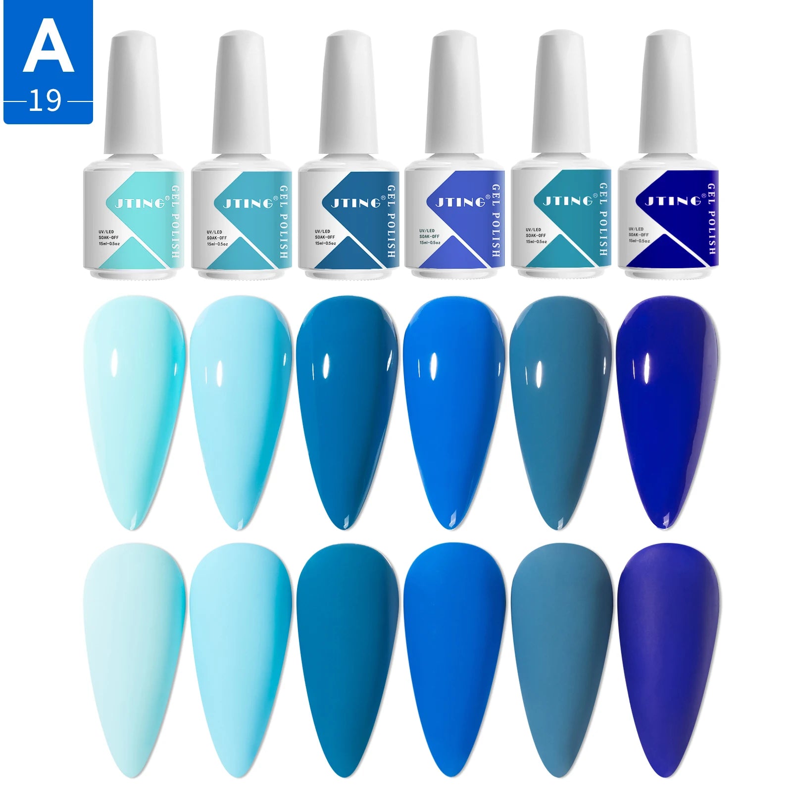 JTING Professional China Wholesaler Gel Polishes 6colors Set Box Custom Uv Gel Nail Polish Private Label Nail Tech Supplies