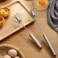10  11 13.5 Inch Stainless Steel Rotary Household Semi Automatic Flat Manual Hand Mixer Whisk Tools  Beater