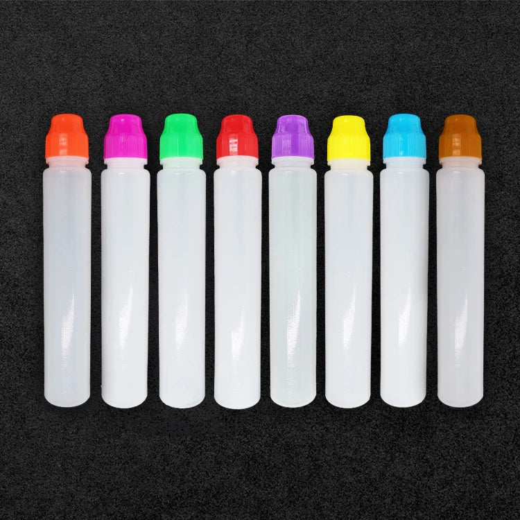 OEM Hot Sale 15 mm Cloth Tip 45ml Squeeze Empty Graffiti Marker Mop Bingo Dauber Bottles Soft Refillable Bingo Marker
