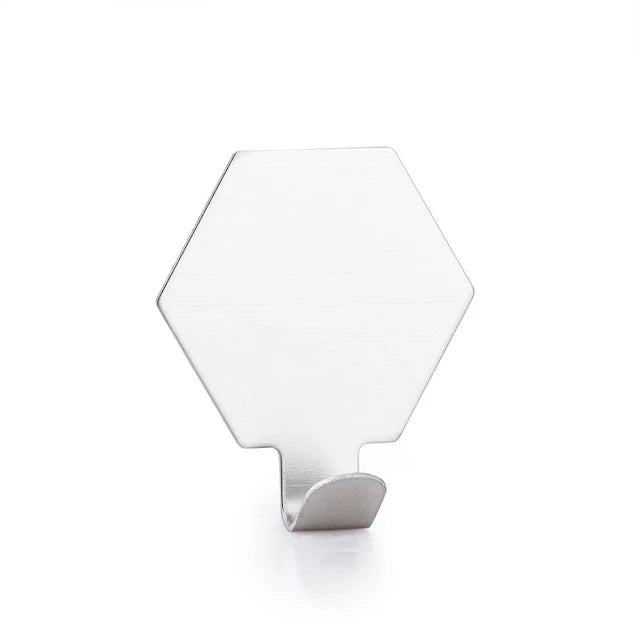 Hook Top Selling Products Towel Wall Hook Door Adhesive Hook For Hanging Clothes Hexagon Metal Hook