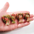 Huiying New 1.5 Inch Unakite Crystal Guardian Angel Protection Pocket Angel Figurines Natural Healing Stones Crafts