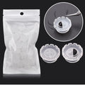 100pcs False Eyelashes Blooming Cups Planting Grafting Rapid Bloom Sun Flower Glue Cup Fan Eyelash Extension Makeup Tools