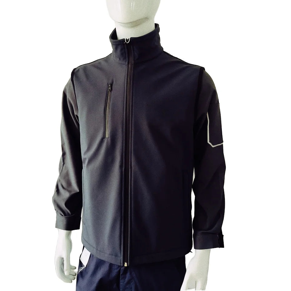 Men's Full-Zip Fleece Coats Eco-Friendly Winter Outdoor Hiking Fall Adventures Work Uniforms Work Vest