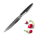 67 Layer VG-10 Damascus Steel 5-Inch Utility Knife with G10 Handle Carbon Steel Petty Chef Paring Kitchen Knives