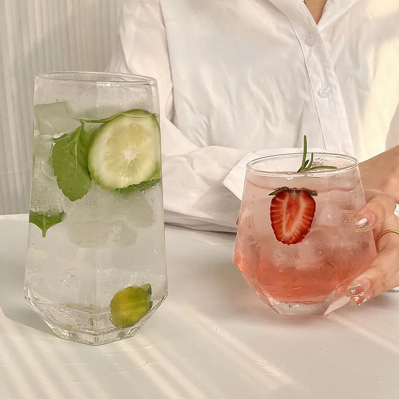 Bubble Drinking Soda Milk Juice Water Glass Cup Clear  Highball Drinking Glasses