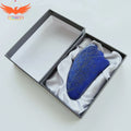 DIY 2026 Gua Sha Scraping Massage Tool Natural Blue Lapis Lazuli Guasha Board Traditional Scraper Tool