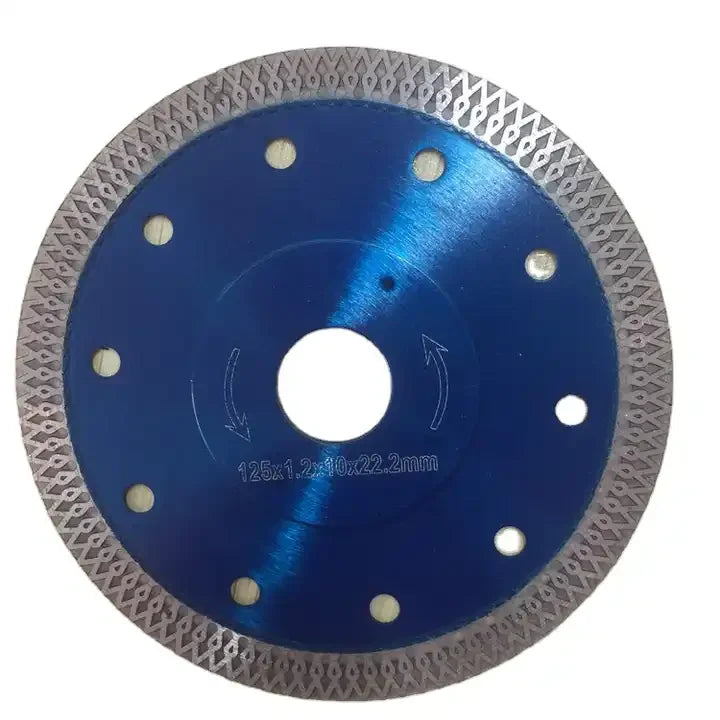 4.5''/115mm M4 Tile Blade Mesh Ultra Thin Turbo Cutting Saw Blade Disc for Ceramic Porcelain Tile Reciprocating Cutting Disk