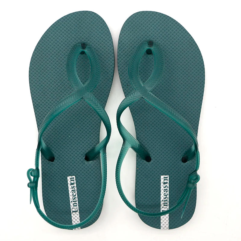 Women's Custom Anti-Slip Flip Flops New Fashion Rubber Sandals Comfortable Flat Strap Summer Autumn Outdoor Beach Use