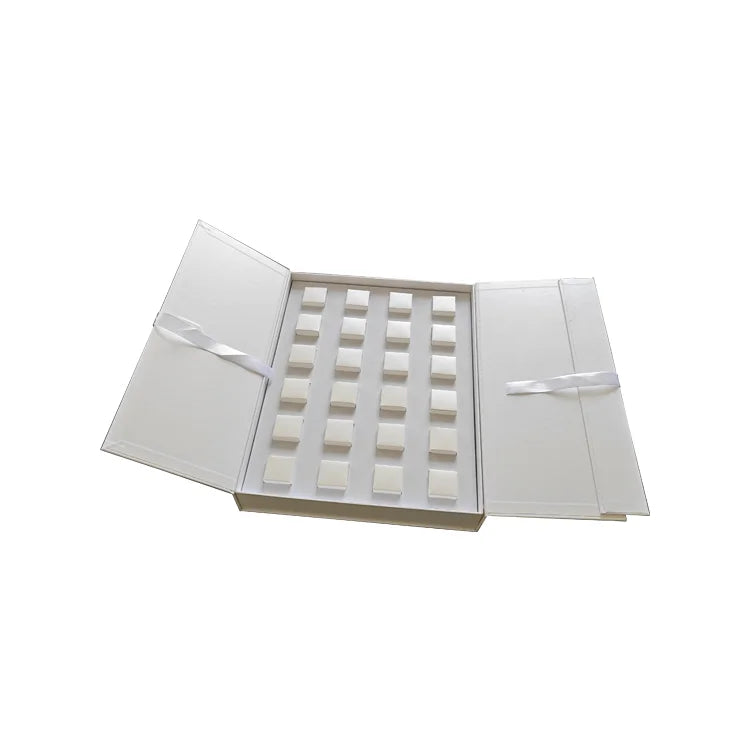Custom Advent Calendar Box Rigid Cardboard Custom Shape for Christmas Gifts Recycled Materials UV Coating Matt Lamination