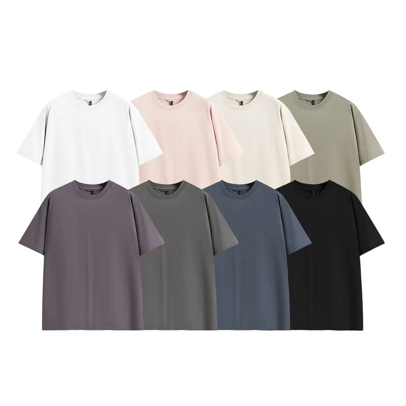 Summer Cooling Custom Cotton Polyester Tshirt Quick Dry Breathable Oversize Gym White T Shirt in Bulks