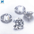 GRA Moissanite 1CT 6.5mm Loose Gemstone DEF VVS1 Round Brilliant Cut Pass Diamond Tester Certificate Moissanite Report