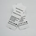China Manufacturer Supply Custom Clothing Wash Care Instruction Printed High Quality Nylon Fabric Care Labels