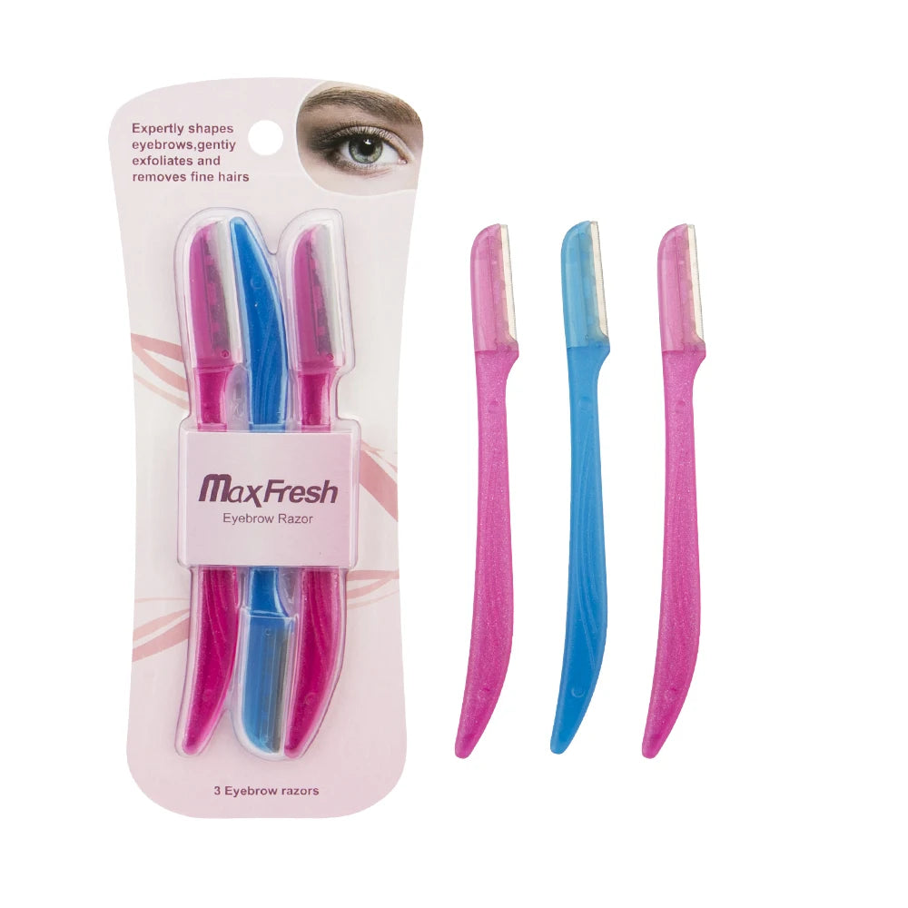 RTS Silk Touch-Up Eyebrow Razor  Multipurpose Exfoliating Dermaplaning Make up Tool