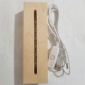 Factory Price LED Base for Acrylic 3D Lamp Rectangle Wood Light Stand Display USB Rechargeable 5V Base for Living Room