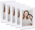 Acrylic Rectangular Photo Frame 4x6 Double-Sided Magnets for Wedding and Family Pictures