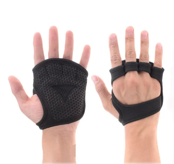 Gym Fitness Gloves Hand Protector Men Women Bodybuilding Workout Power Weight Lifting Training Gloves Dumbbell Grips Pads