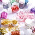 Broken Glass Stones Silicone Resin Fillings Crystal UV Epoxy DIY Crafts Nail Art Decorations Handmade Jewelry Making Mold