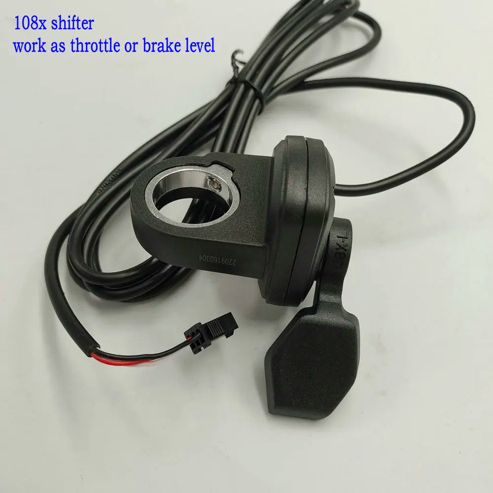 Electric Scooter Thumb Shifter 108x Left/Right Hand Throttle Speed Derailleur for MTB Bicycle Diy Conversion Parts Bike Accessor