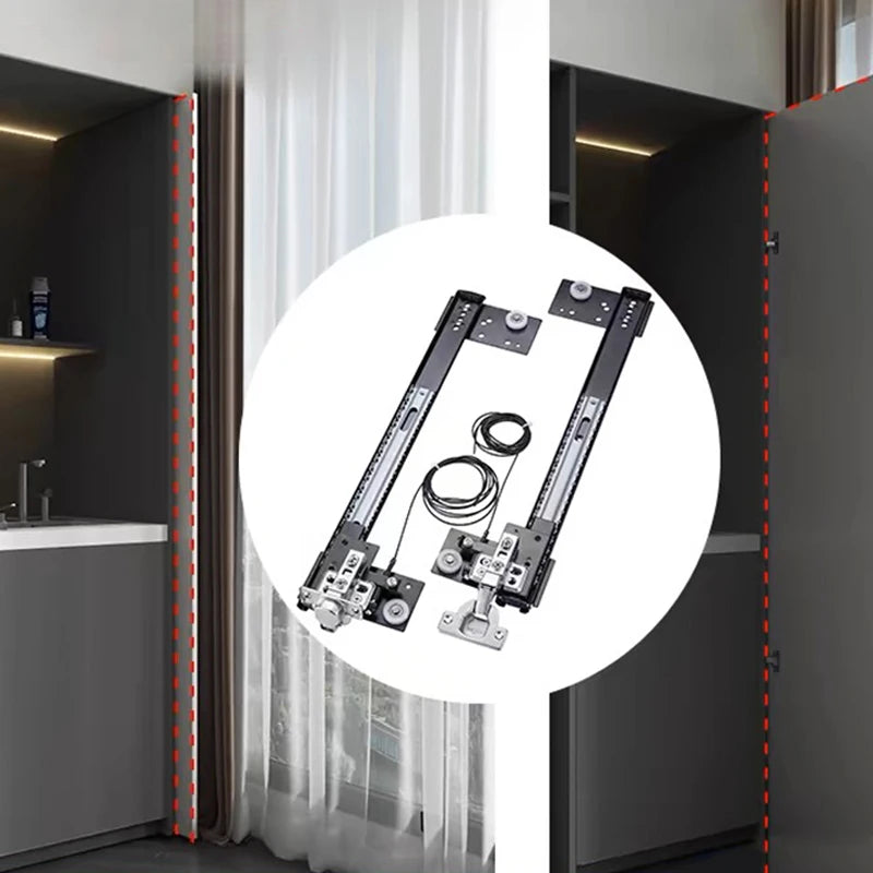 Heavy Duty Slides Pocket Slide Door Hardware Pivoting Pocket Door Sliding