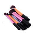 Aluminum Tube Durable Soft Hair Beauty Tools Long Brush Holder Chemical Fiber Hair Makeup Tools 3 Colors 6 Makeup Brushes
