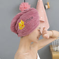 Customized  Microfiber Hair Towel Wraps for Women Personalized Hair Wrap Super Absorbent Fast Dry Soft Turban Hair Drying Towel