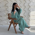 16 colors S-2XL Dubai Clothes Pockets Solid Color Simple Modest Islamic Clothing Abaya Muslim Dresses For Women