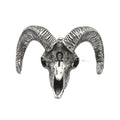 Custom Oxidized Gothic 3D Goat Head Collar Necklace Pendant Ancient Charm Ram Jewelry Satan Mystic Modern Witch