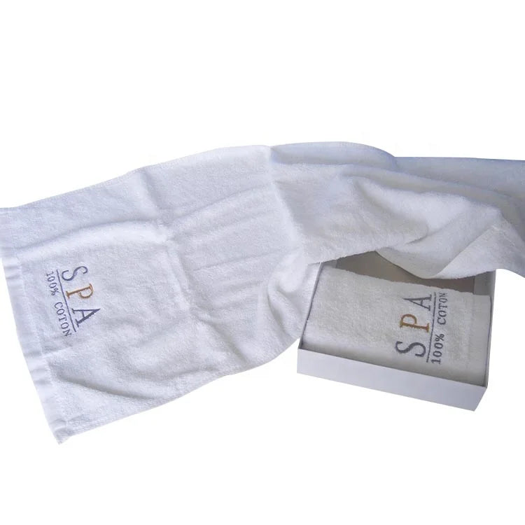 White Cheap Wholesale Embroidered Hand Towels With LogoFive Star Hotel Twenty One Bath Towel Set