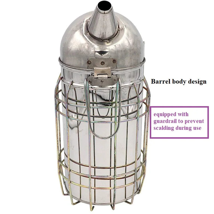 Beekeeping Tool Stainless Steel Manual Smoker New Condition Equipment