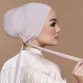 Factory Price New Arrivals Islamic Muslim Stretchy Cotton Jersey Tie Backside Underscarf Inner Hijab Breathable Inner Scarf