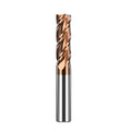 JR103 Solid Carbide Milling Cutter HRC55 Hardness Carbide End Mill